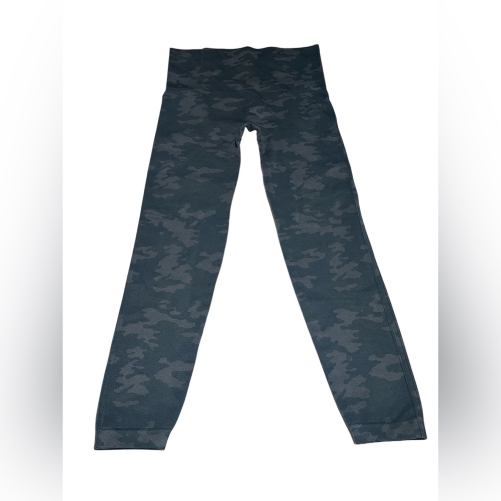 SPANX Women's Camouflage Leggings - Dark Gray